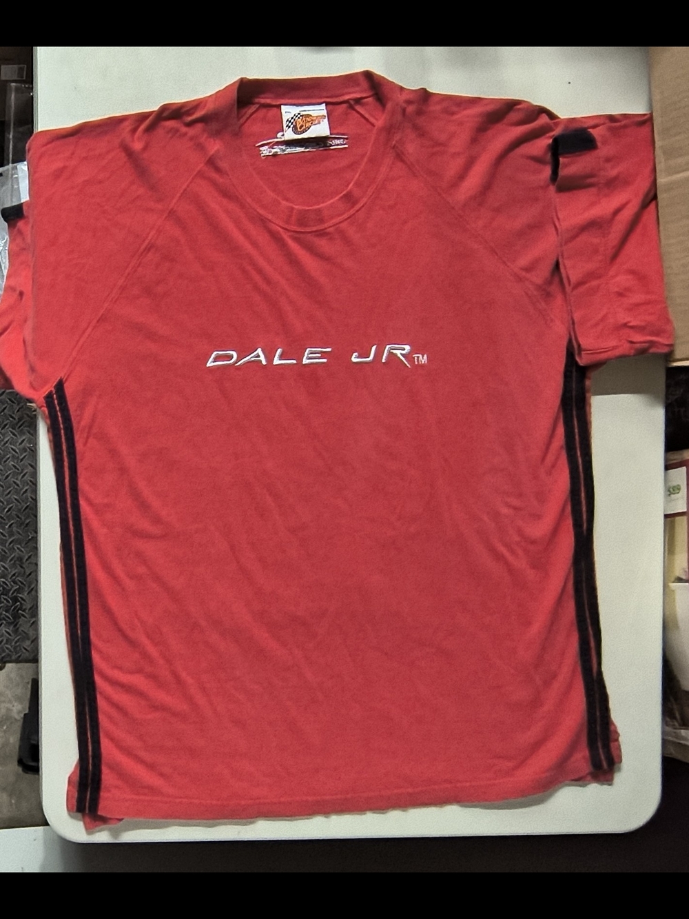 Vintage Winners Circle Dale Earnhardt Jr Red Embroidered T-shirt